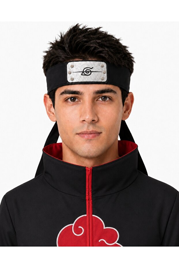 Naruto Itachi Akatsuki Forehead Band Adult – Black