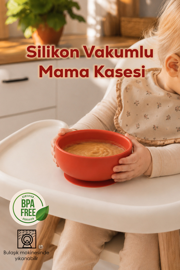 34004-2 Silicone Vacuum 300ml Food Bowl Tile