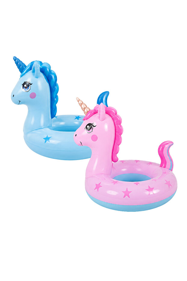 Unicorns Inflatable Pool & Beach Float Swim Ring, PVC, Assorted