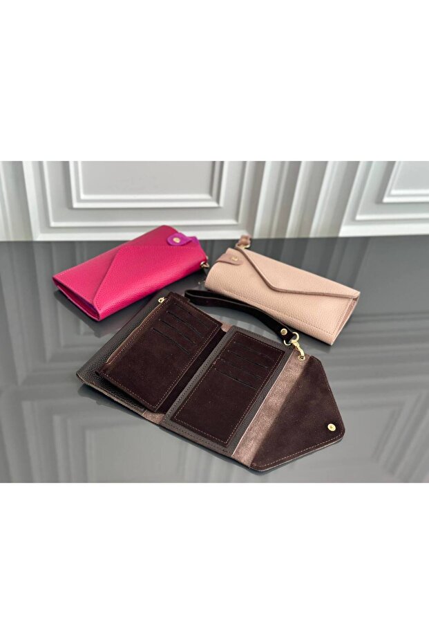 Genuine Leather Wallet Handbag