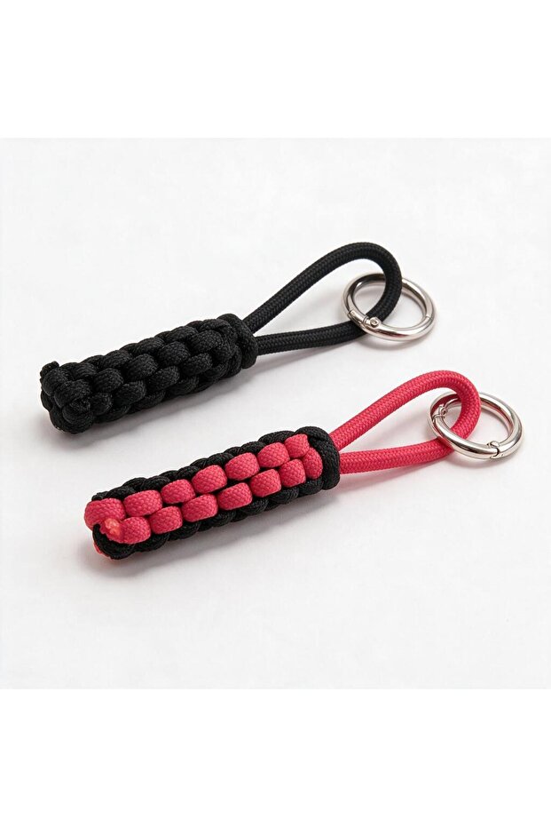 Knitting Accessory - Set of 2 Black - Black Red Knitting Set