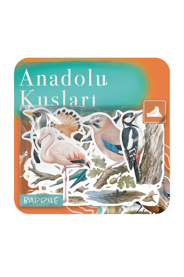 Anatolian Birds 25 Piece Sticker Pack Waterproof Laptop Thermos Phone Sticker Set