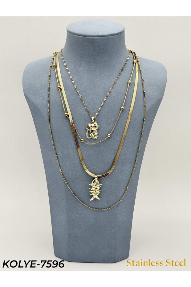 Steel Necklace Exquisite Gift