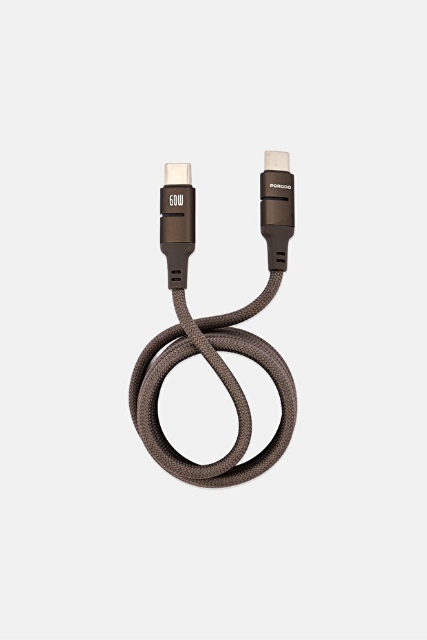 USB-C To USB-C Magnetic Led Cable, Silver