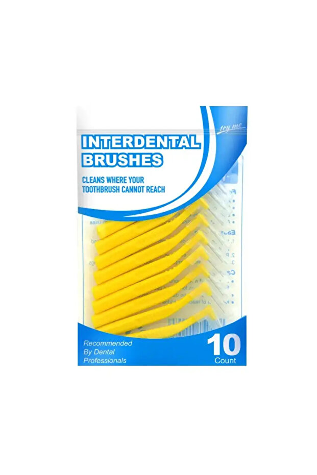 Egget Cleaning Brush between Teeth and Braces 10 Pcs Size 0.6Mm-1.5Mm