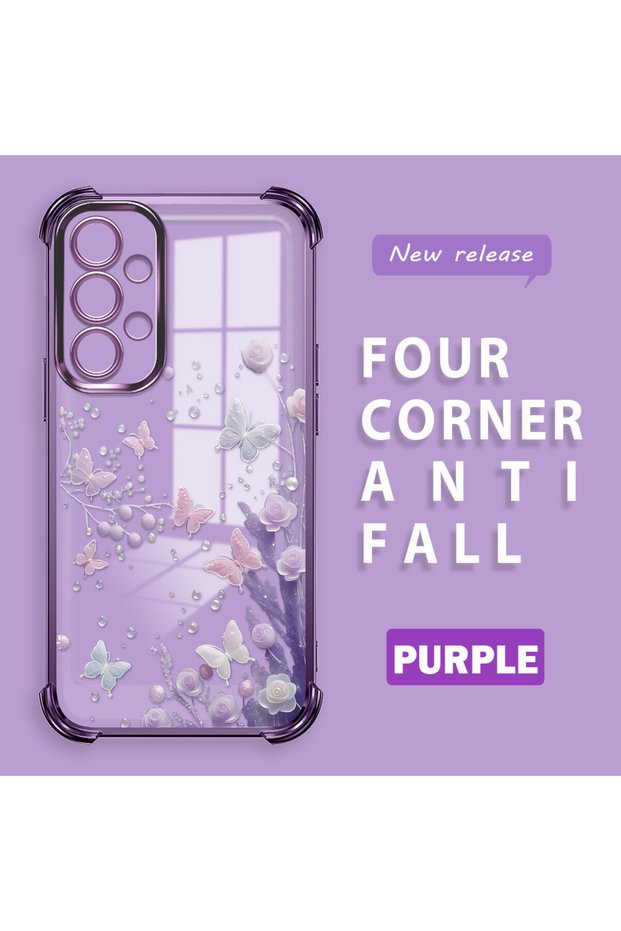 Samsung Galaxy A23 Compatible Transparent Back Four Corners Reinforced Impact Protection Silicone Case