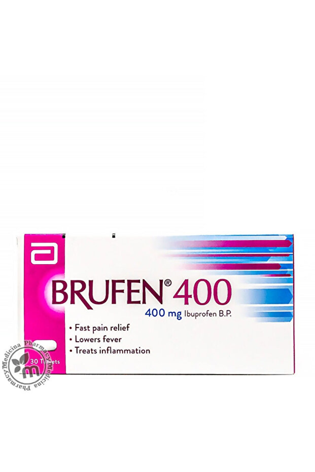 Used for Managing Pain, Inflammation, and Fever, 400 Mg - 30 Tablets