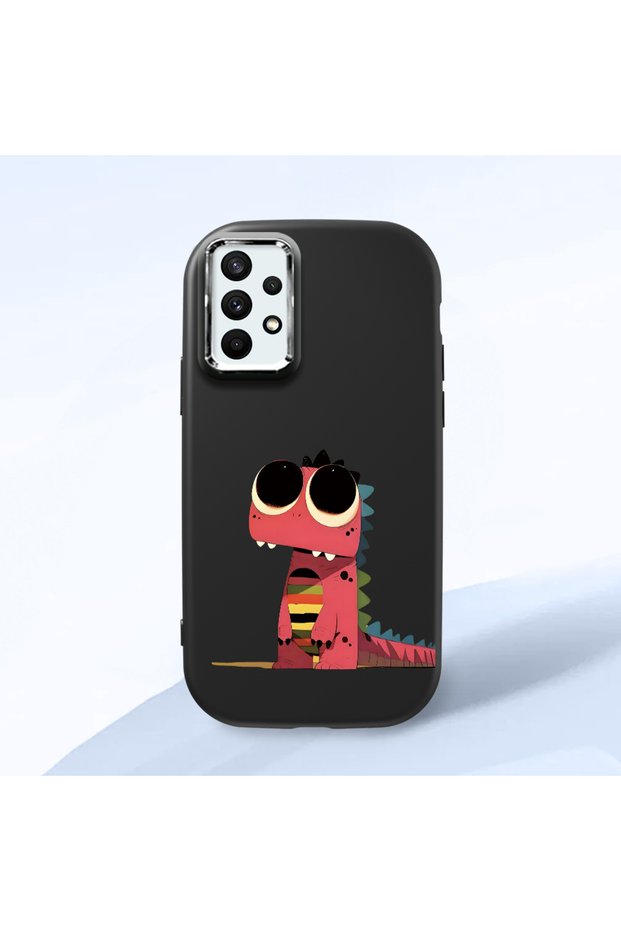Black Silicone Case with Shock-Absorbing Camera Protections Compatible with Samsung Galaxy A32 4g