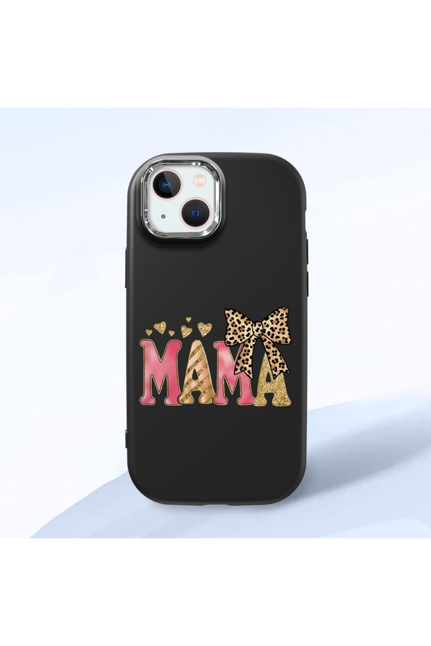Black Silicone Case Compatible with iPhone 14 Plus/15 Plus with Shock-Absorbing Camera Protections