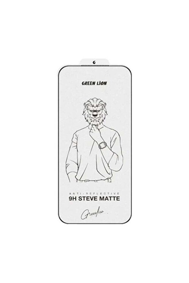 9H Steve Matte Strong Full Glass Protector for iPhone 17 Pro Max, Crystal Clear, Anti-Scratch, Anti-Fingerprint, Grease Resistance, Air Bubble Prevention, Highly Responsive - Clear