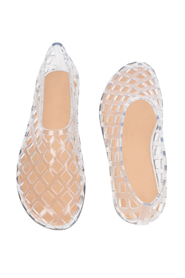 Ducie London Transparent Ballet Flats