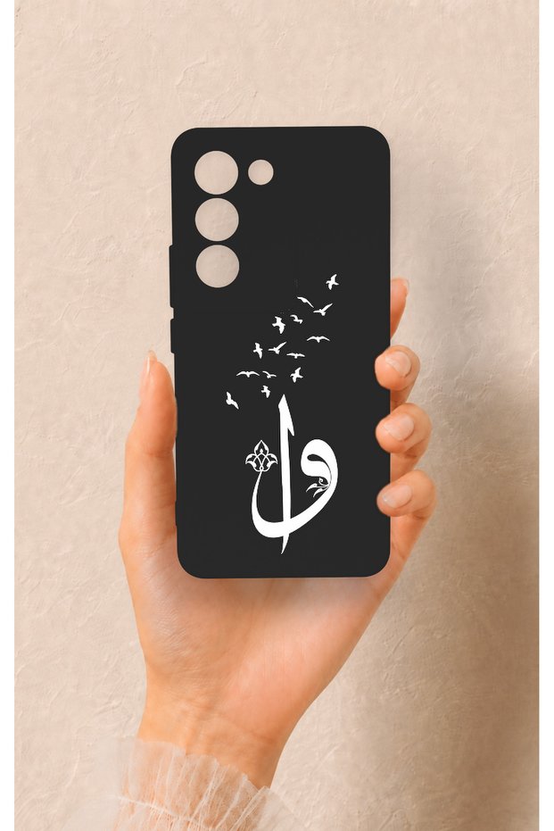 Vivo V30 Lite Compatible Elif Vav Patterned Silicone Case