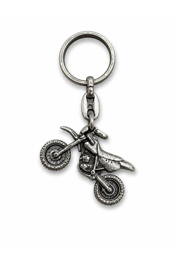 Metal Keychain Cross Motor
