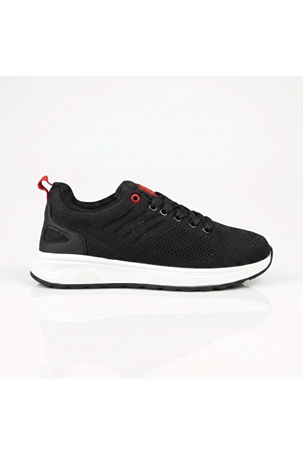 M.P Men's Sports Shoes 2303 - Black-Red - 43