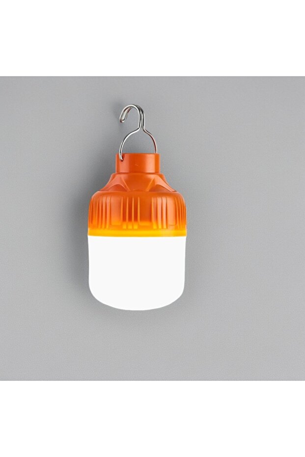 Yes Orange USB Rechargeable LED Camping Lantern High Brightness Portable Outdoor Light Emergency Ten