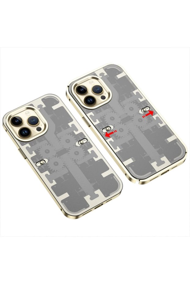 Concepta Newface iPhone 14 Pro Case Meik Bumper Cover (33845) - Gold
