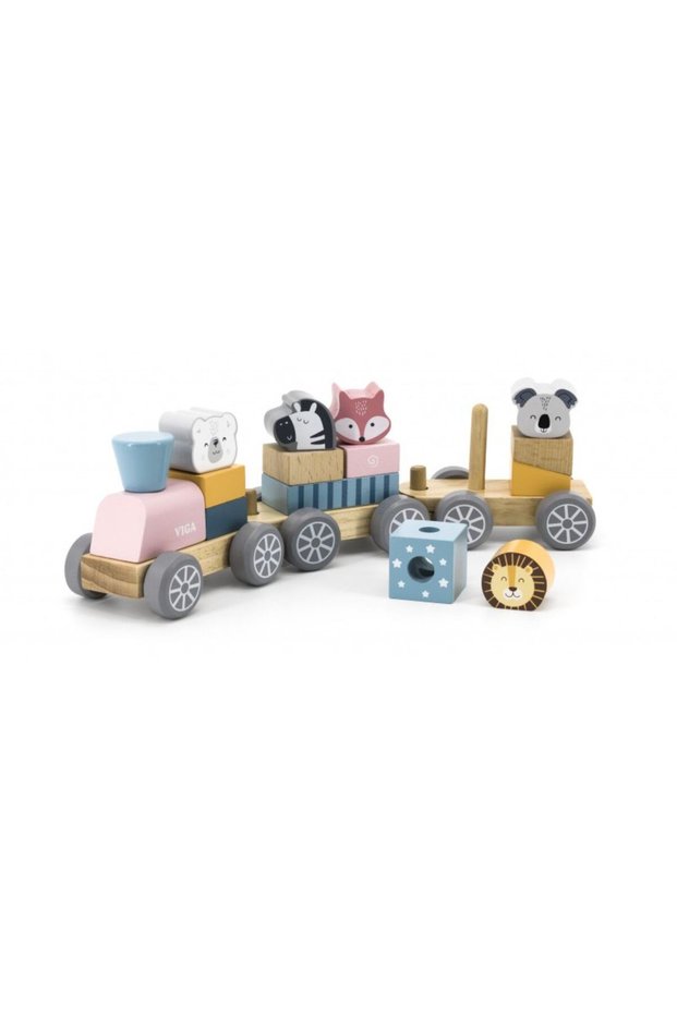 Trenulet modular cu animale,