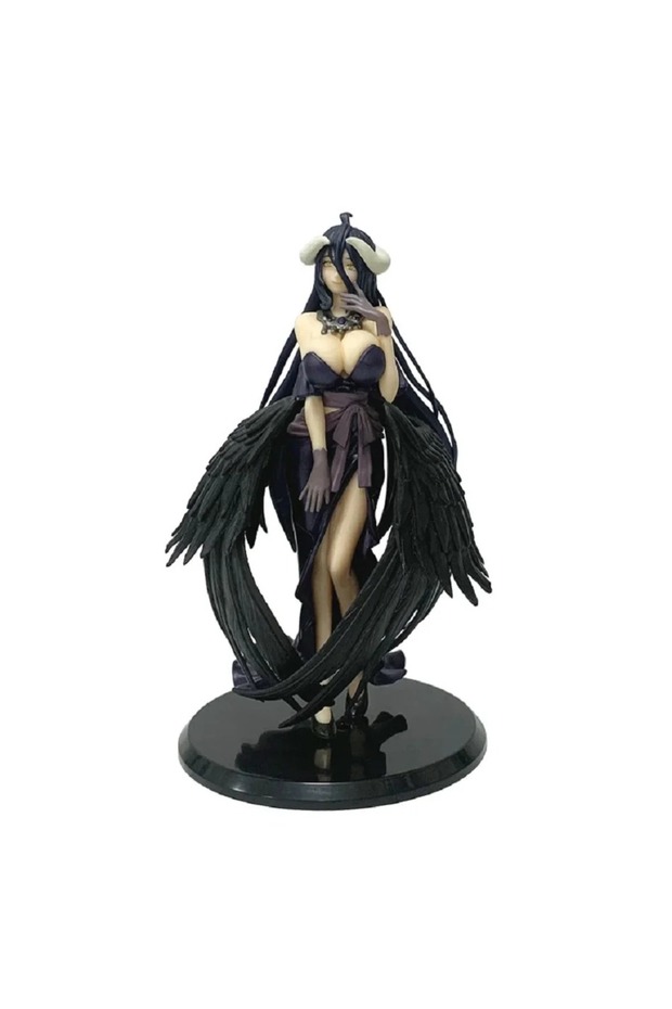 Bandai 18cm-no box 24cm OVERLORD King of the Undead Albedo Armor Design Model Figure Collection Seri