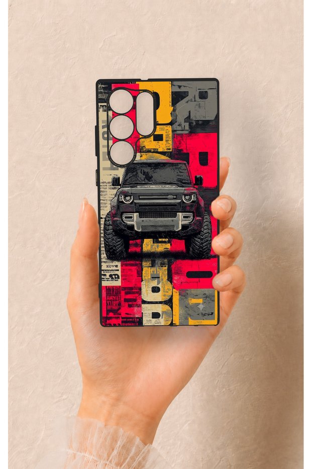 Samsung S22 Ultra Compatible Defender Truck Patterned Silicone Case