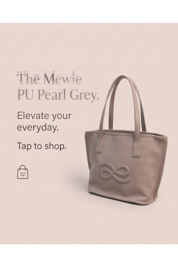 Mewie PU – Pearl Grey