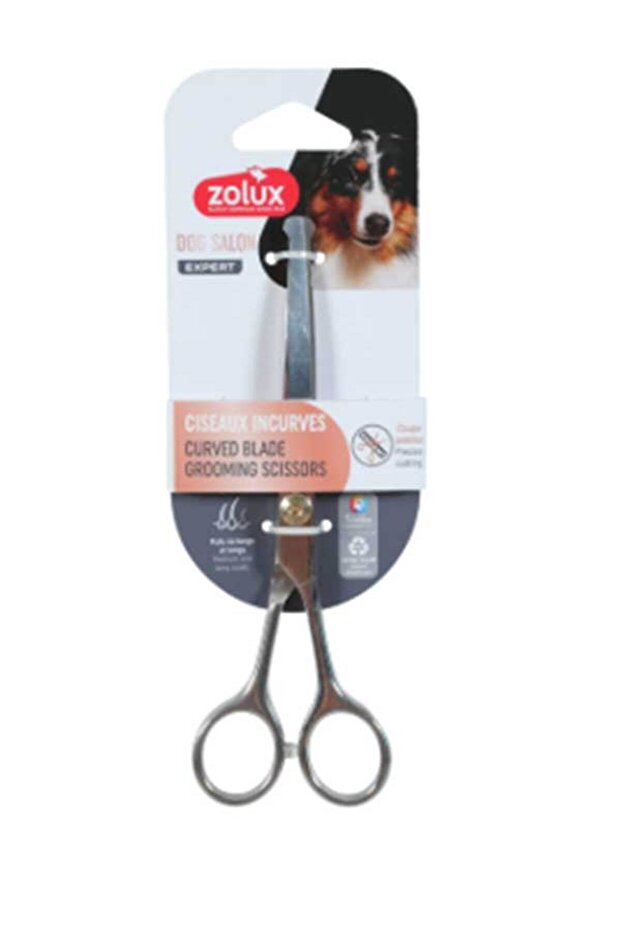 Curved Blade Grooming Scissors