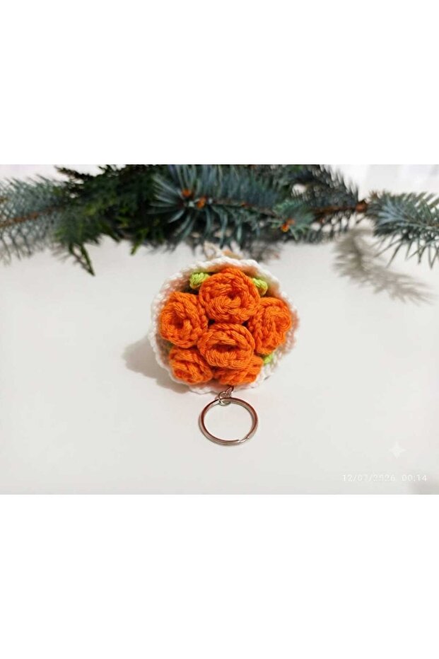 Flower Bouquet Keychain | Handmade Amigurumi Bouquet Keychain