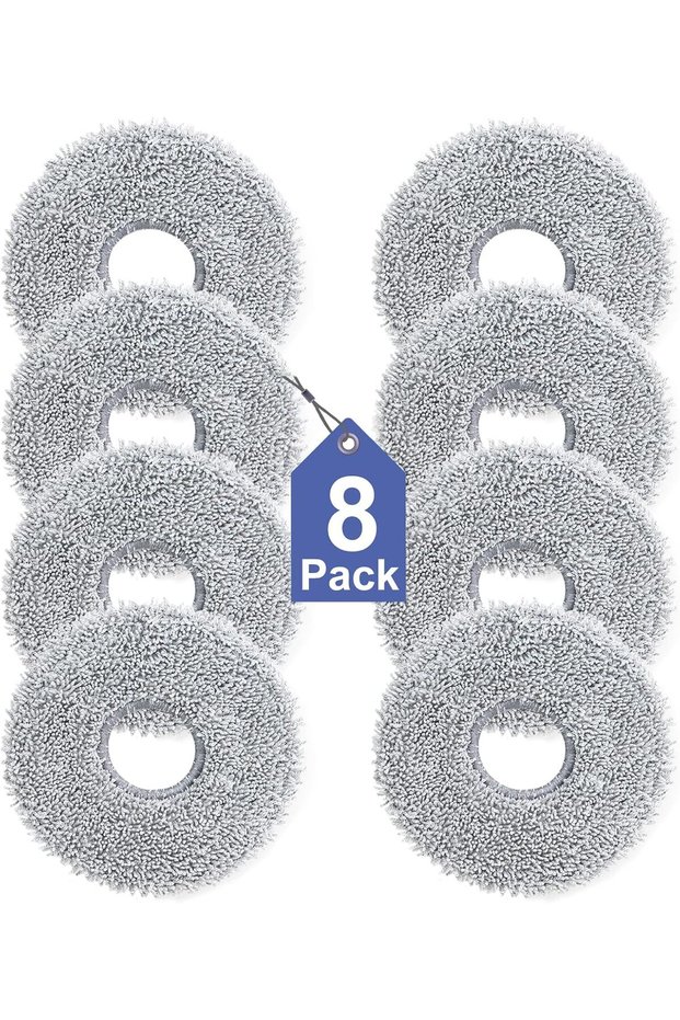 8 Reusable Washable Mop Cloths for Dreame L10s L20 X40 L40 X50 Pro Xiaomi X20 Pro Max Ecovacs T30 OMNI