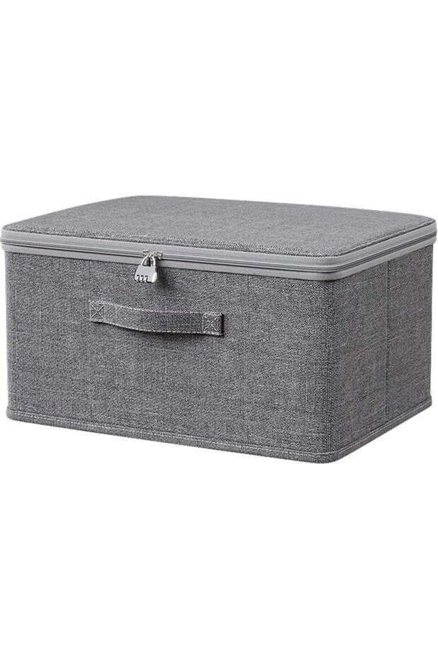Storage box - with combination lock - suitable for storing medicine, candy, toys, and clothing - 30*20*14 cm