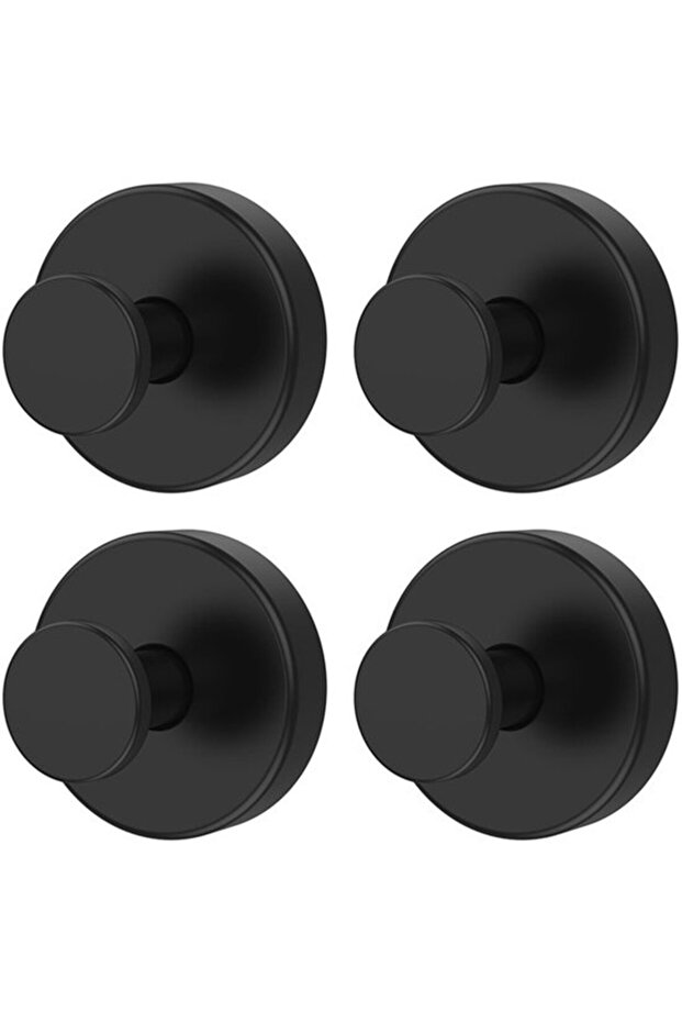 4-Pack Oval Suction Cup Towel Hooks, adhesive wall & door hooks for bathroom, kitchen & home organization.