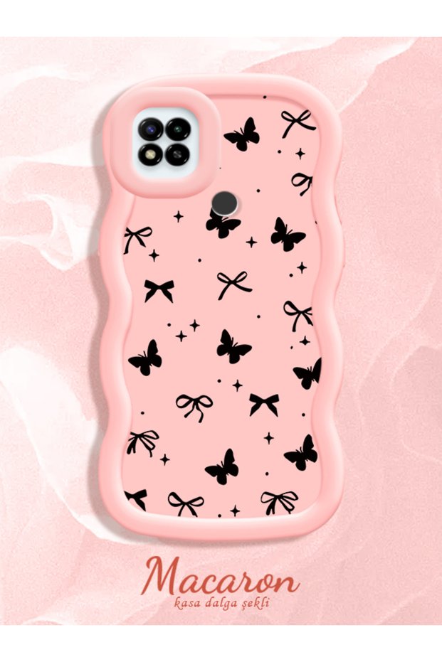 Redmi 9C/10A Compatible Thin Butterfly Bow Printed Soft Structure Daily Use Phone Case