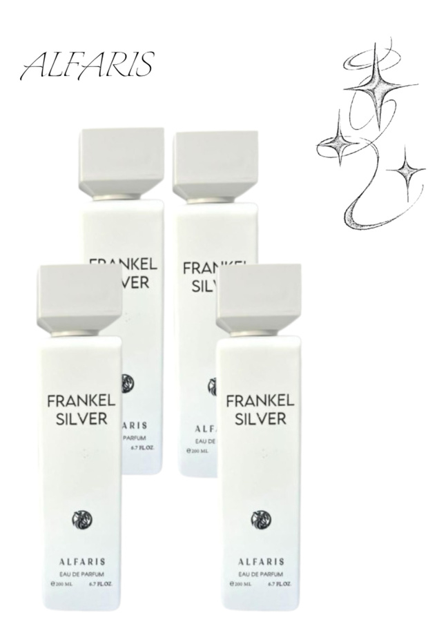 4 قطع عطر فرانكل الفضي 200 مل