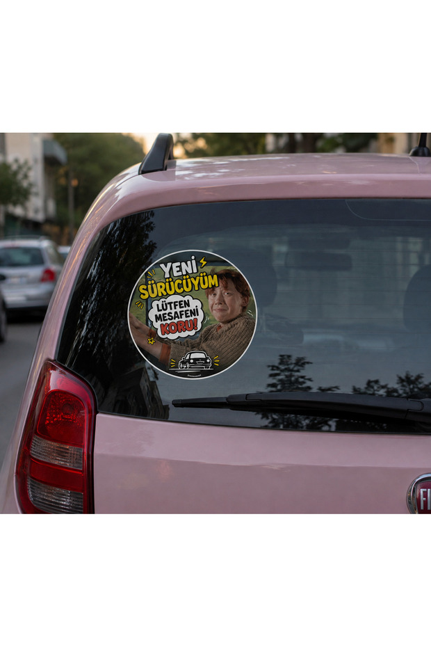 New Driver Car Sticker 20X20 cm - Please Keep Your Distance -