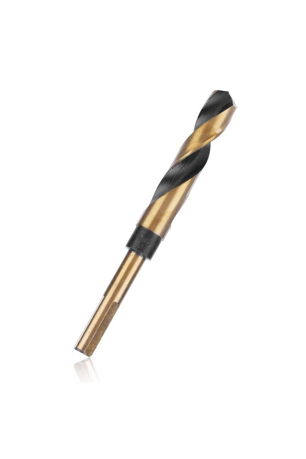 16mm reduced diameter twist drill bit, high-speed steel drill bit, suitable for copper, aluminum, iron and woodworking.