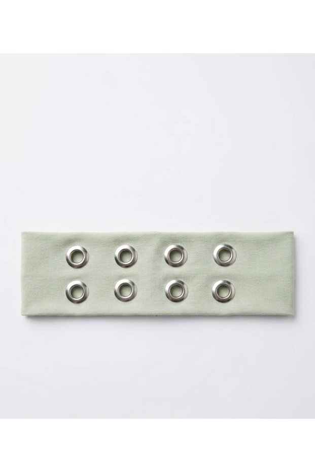 Metal Studded Perforated Y2K Pinterest Cotton Stretchy Soft Hair Band Punk Bandana 6.5cm