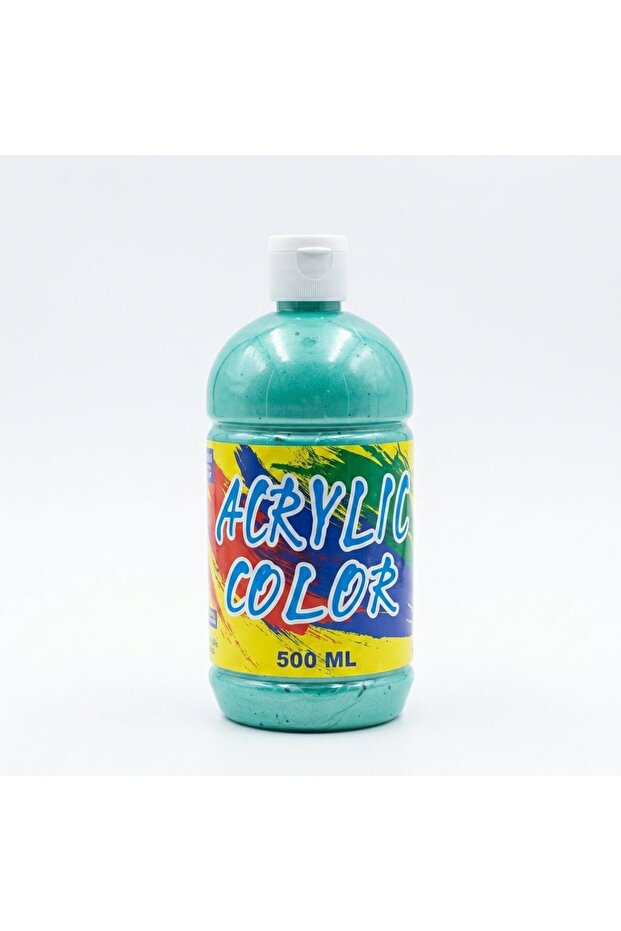 Acrylic Color Paint 500 ml – Metal Green