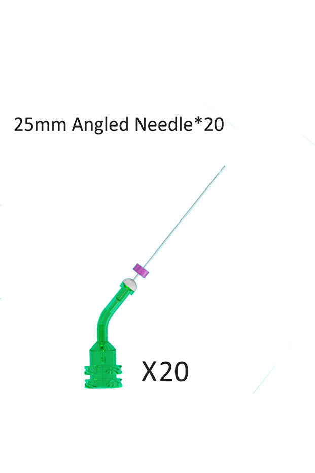 25mmA20 JNSUR Original 20pcs Endo Needles 2 Holes for Dental Endodontics Irrigator Disposable Root C