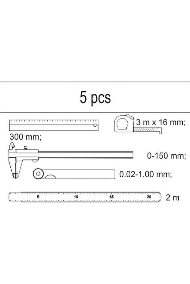 INSERT DE SERTAR PENTRU INSTRUMENTE DE MĂSURARE, 5 ELEMENTE