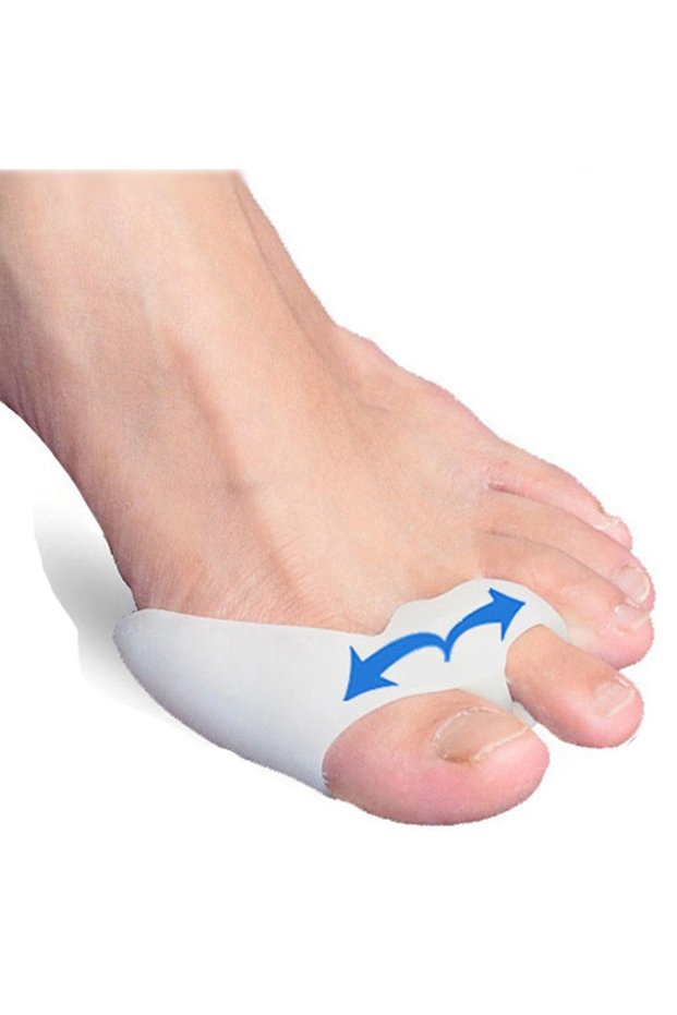 B58-1pair 1Pair Silicone Toes Separator Bunion Bone Ectropion Adjuster Toes Outer Appliance Foot Car
