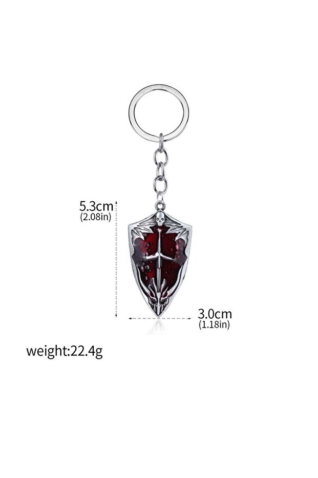 K00137-01 Game Dark Souls Artorias Sword Keychains Sun Knight Shield Ornstein Sword Smough Hammer Ke