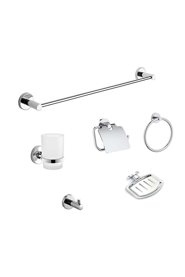 Italian Black Bathroom Accessories Set - Matilda