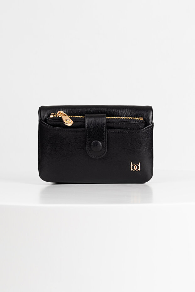 Sawina Women's Leather Wallet Black