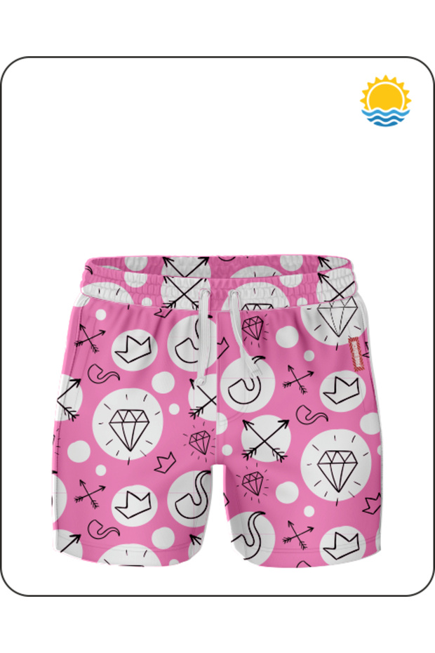 Royal Sketch Swim Shorts