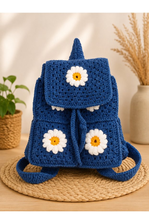 Bohemian, Knitted Backpack