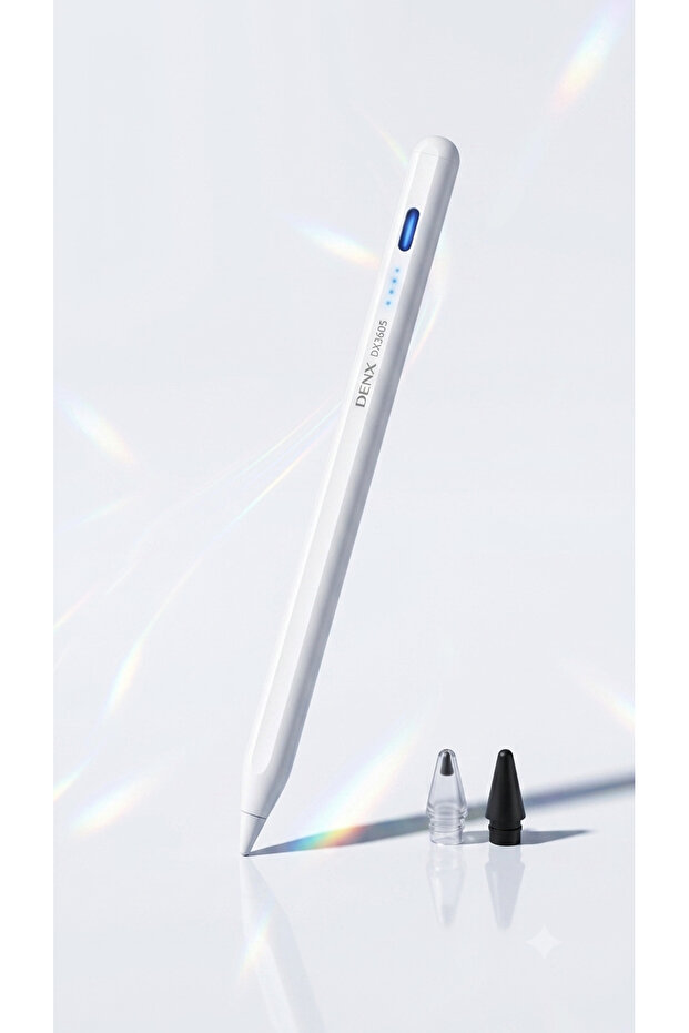 DENX DX3605 Universal Stylus Pen for Touch Screen Devices with Double-Tap Power Switch & Replaceable Nib