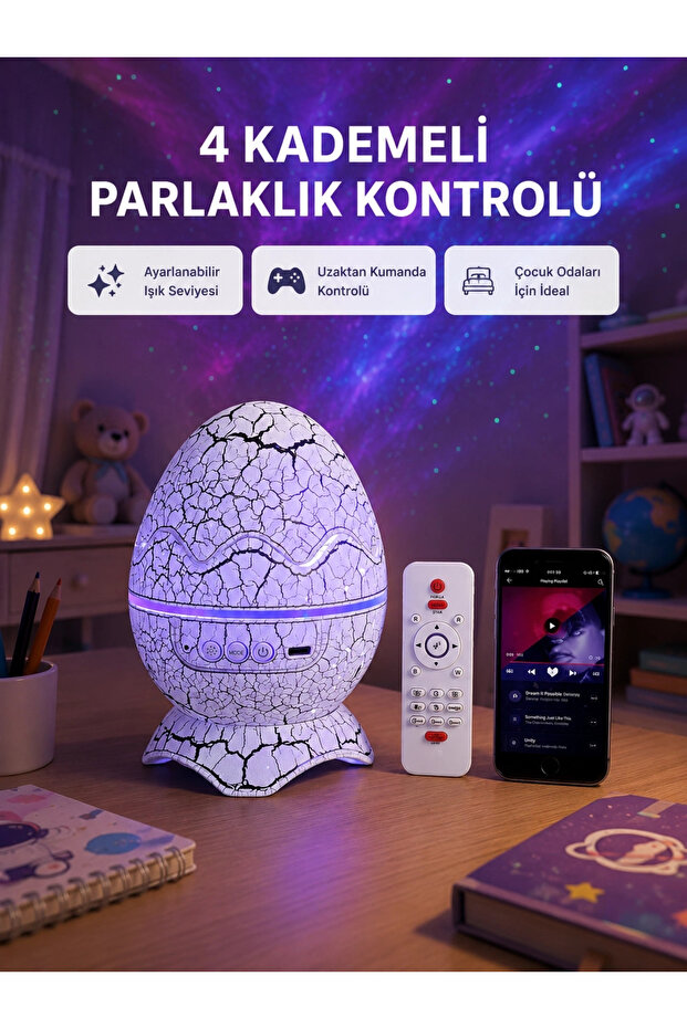Galaxy Effect Dinosaur Egg Projector – High Resolution