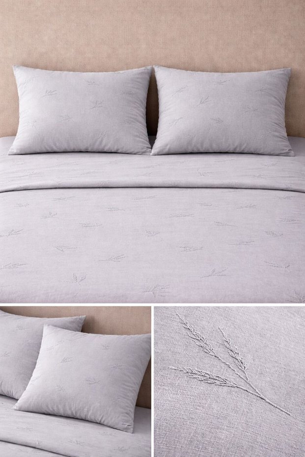 Rize Bezi Organic Woven Duvet Cover Set Double Size