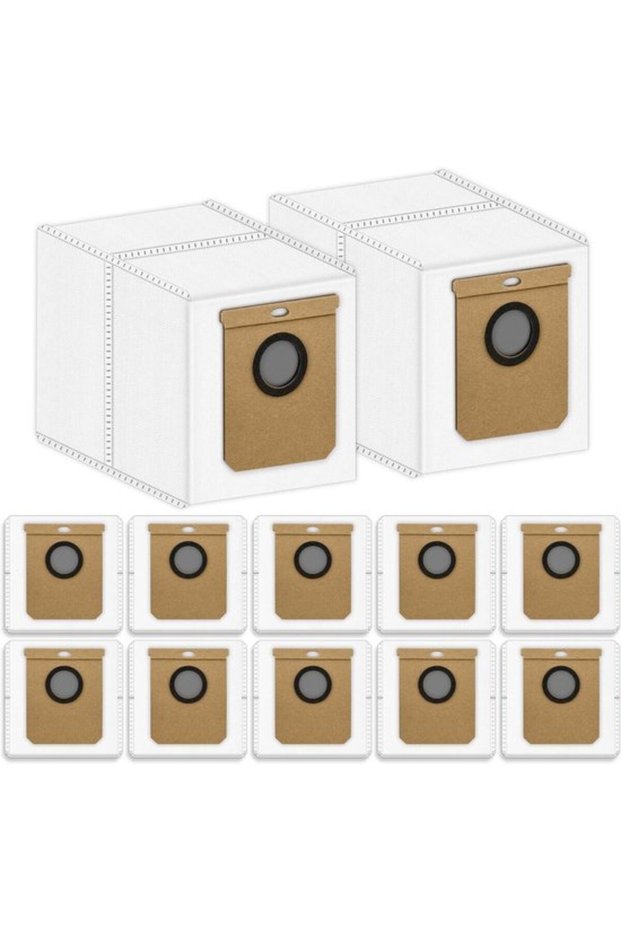 12 dust bags for Eufy Clean L60 SES / L60 Hybrid SES / L50 SES robotic vacuum cleaner - vacuum station - 2.5L large capacity - dust bags - 2-in-1