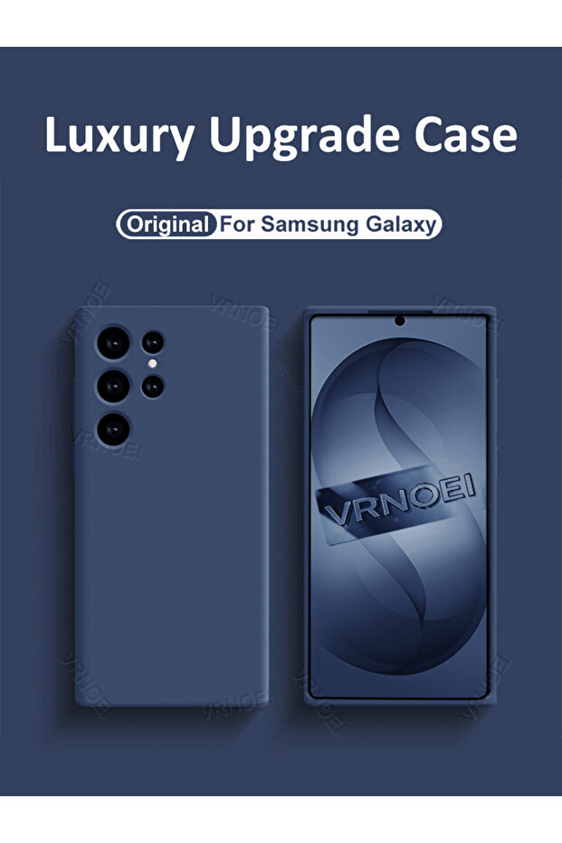 Galaxy S25 Ultra Dark Blue Luxury Shockproof Case for Samsung Galaxy S26 S24 S23 S22 S21 S25 Ultra P
