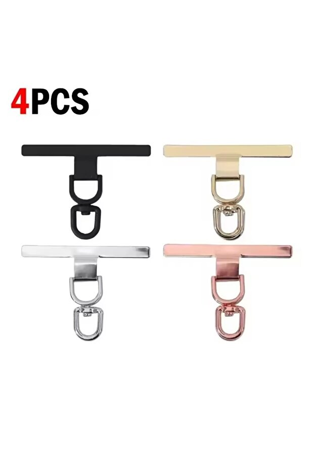4Pcs Mixed 1-4Pcs Upgraded 360 Degree Rotatable Luxury Metal Gasket Phone Lanyard Patch Stainless St