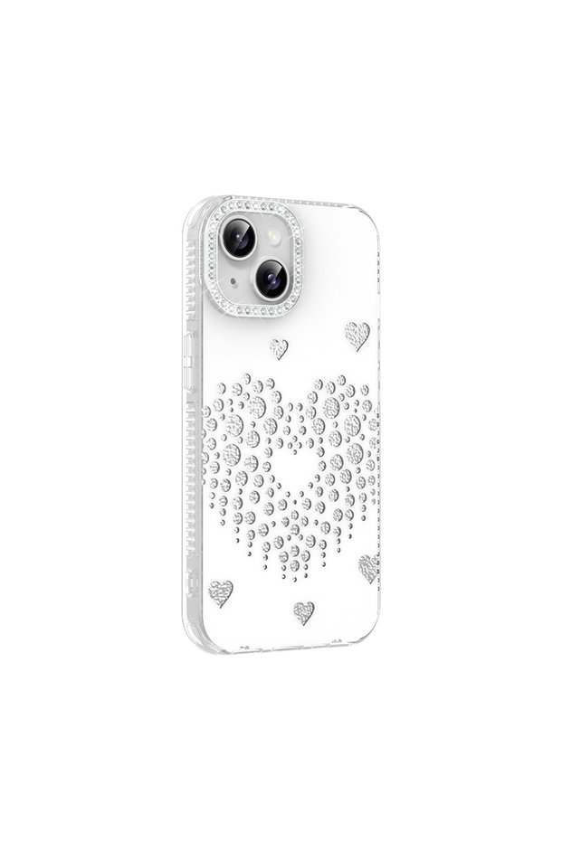 Compatible Rivas Hard Pc Cover for Apple iPhone 15 Case Drop Stone
